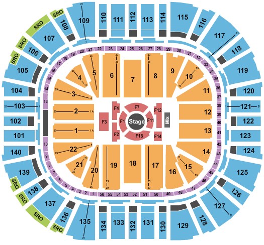 Delta Center Nate Bargatze Seating Chart